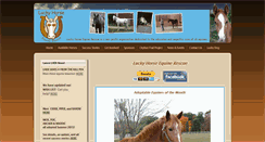 Desktop Screenshot of luckyhorse.org