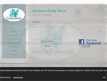 Tablet Screenshot of luckyhorse.at